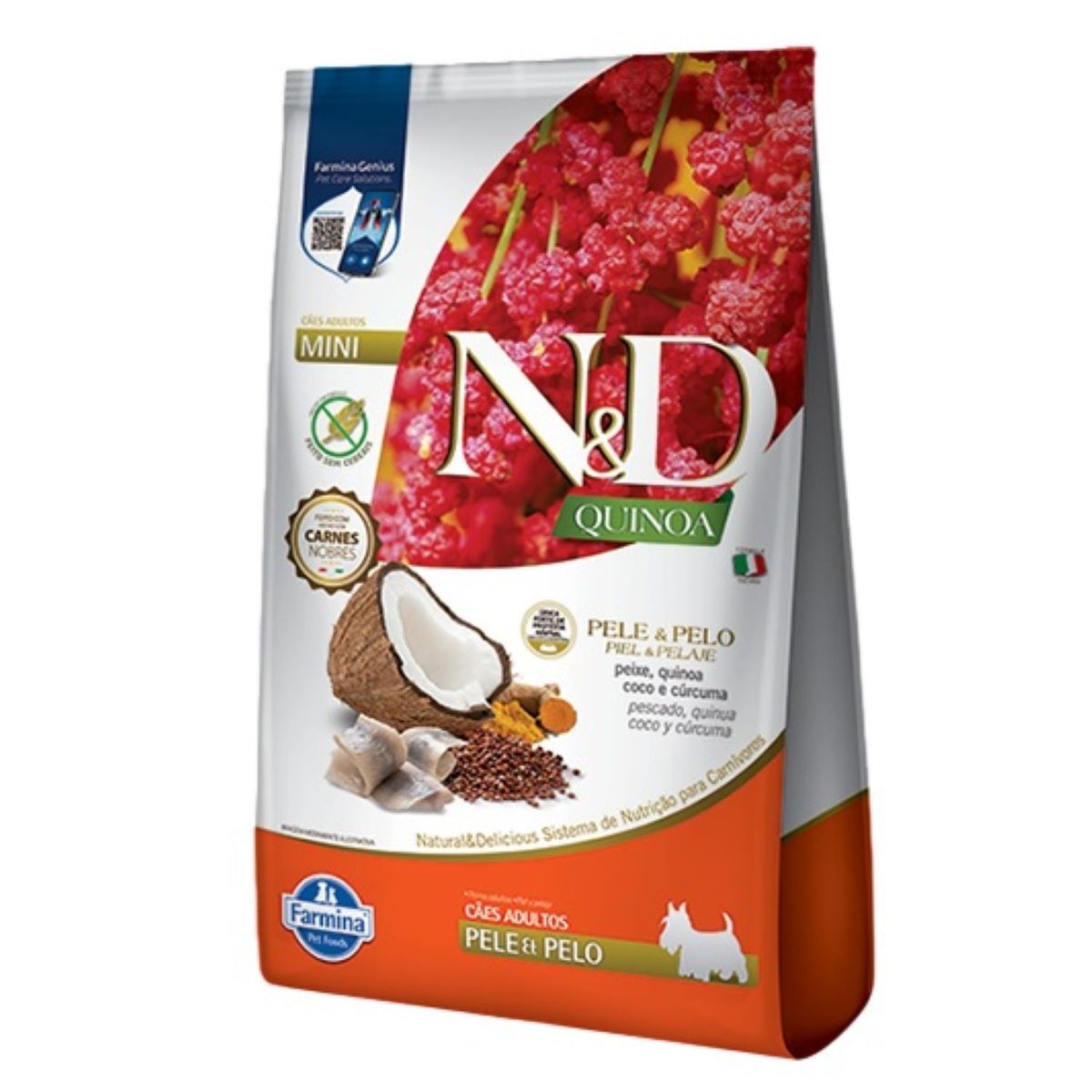 PET SPA - Comida Para Perro N&D Quinoa Adulto Skin Peixe 2,5 Kg