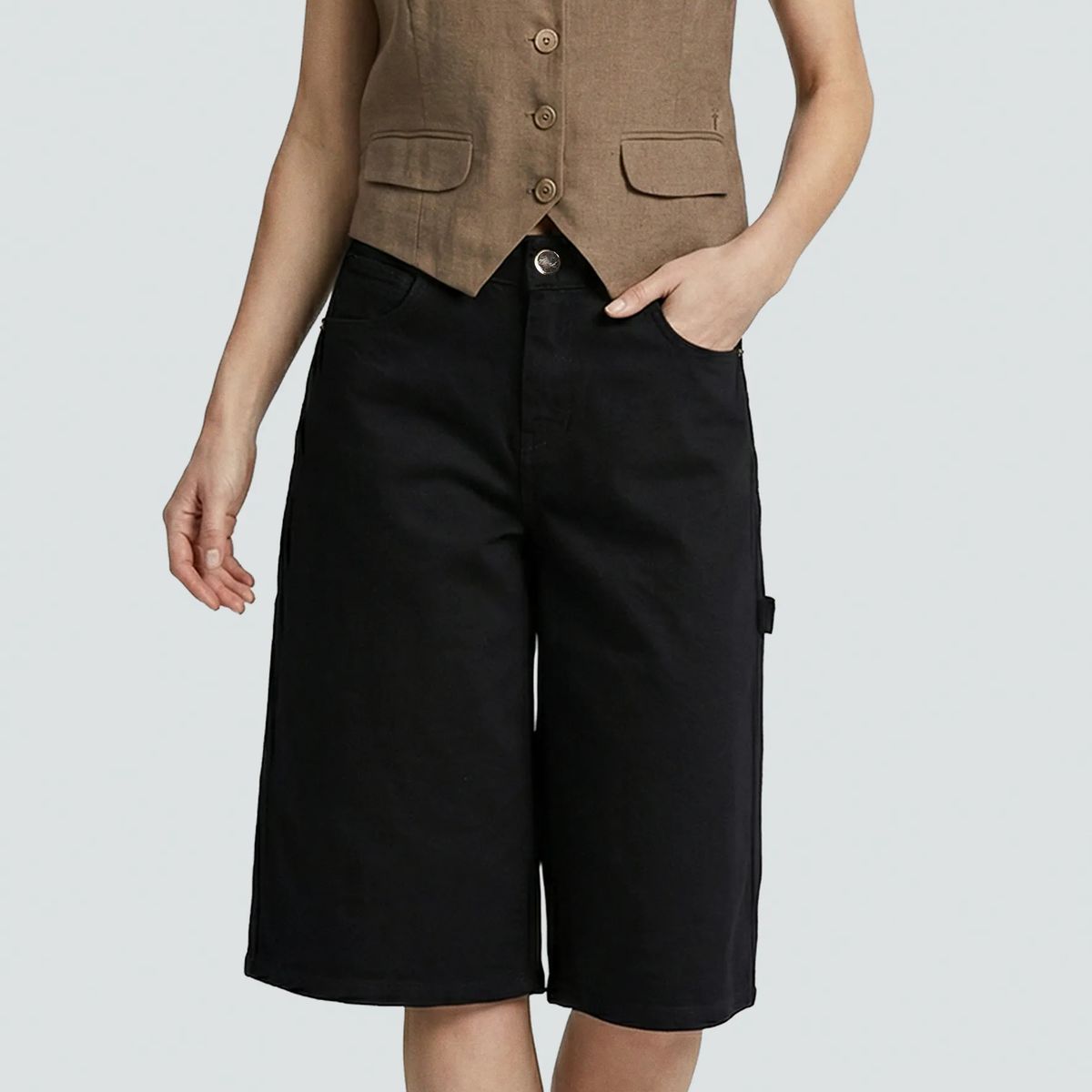 DEREK - Short Para Mujer Negro Derek