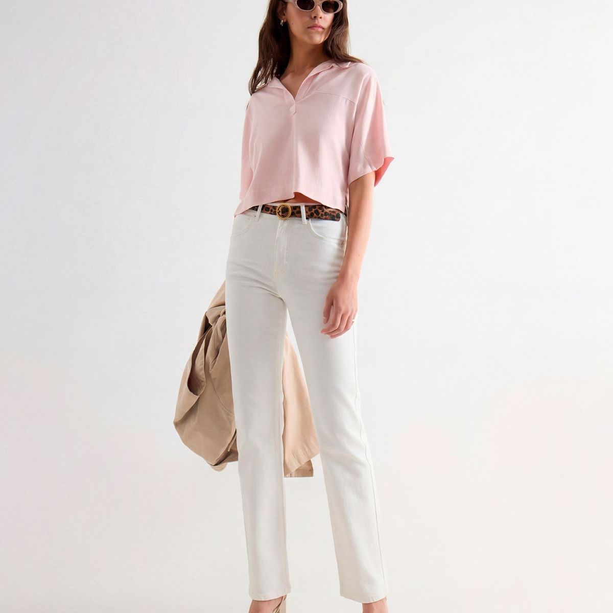 SEVEN SEVEN - Jean Flare Tono Crudo  Para Mujer Crudo Seven Seven