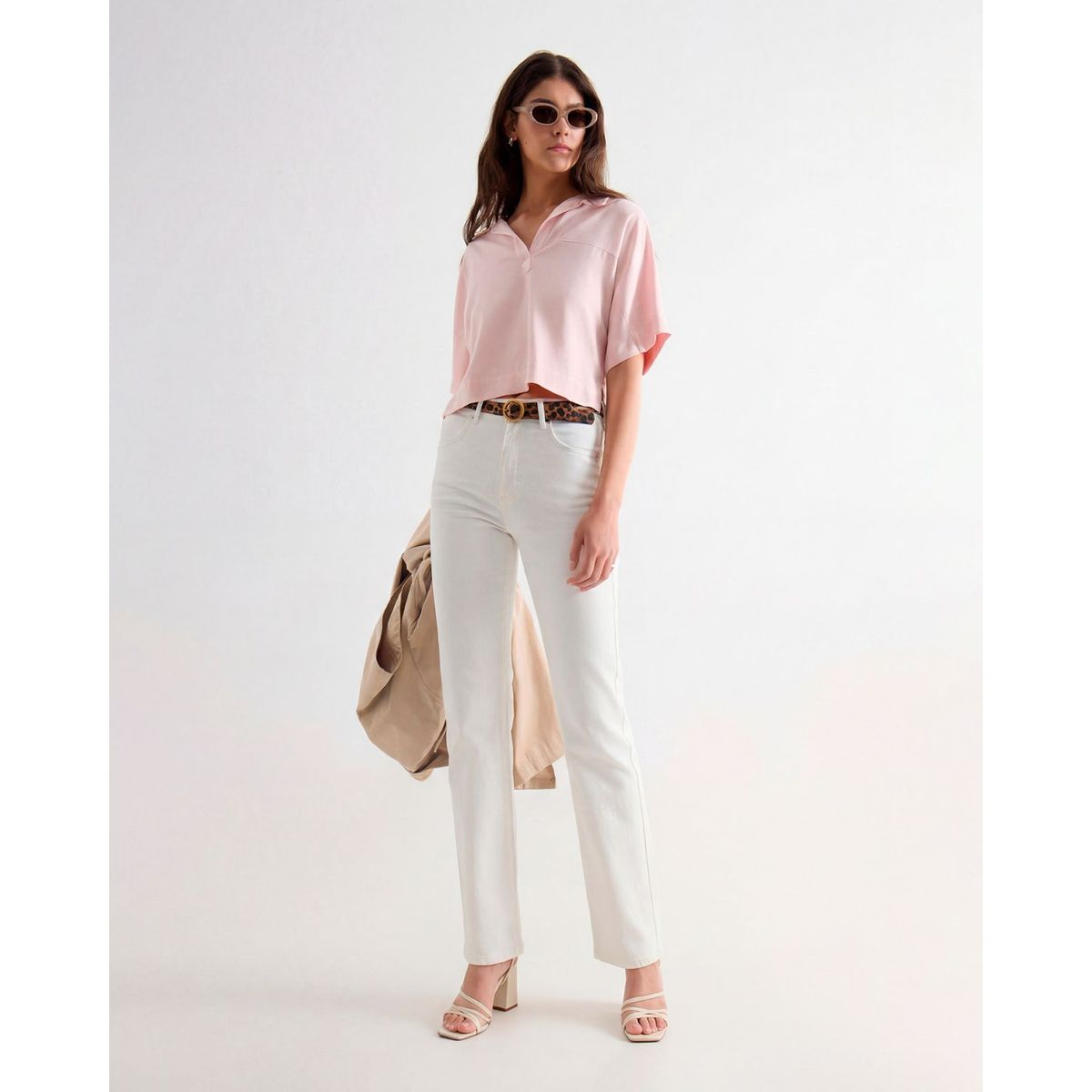 SEVEN SEVEN - Jean Flare Tono Crudo  Para Mujer Crudo Seven Seven