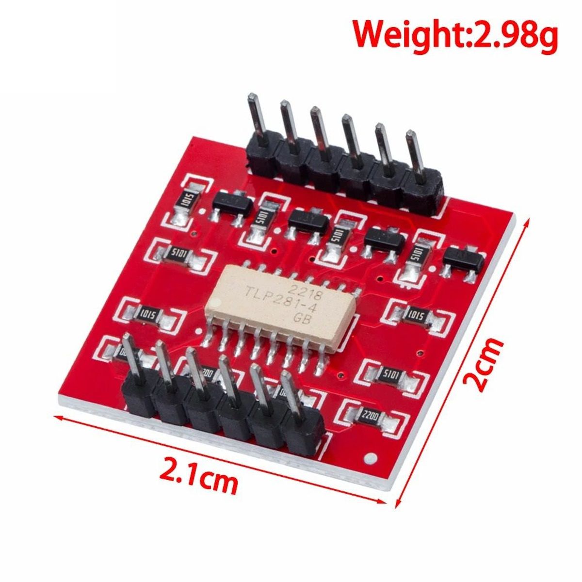 GENERICO - Módulo IC Optoacoplador de 4 Canales TLP281