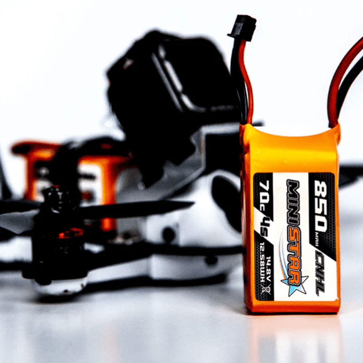 GENERICO - Batería LiPo CNHL MiniStar 850mAh 14.8V 4S 70C con XT30U