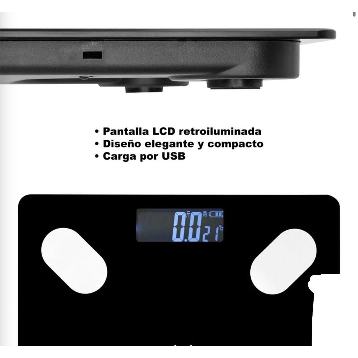 GENERICO - bascula inteligente con bluetooth