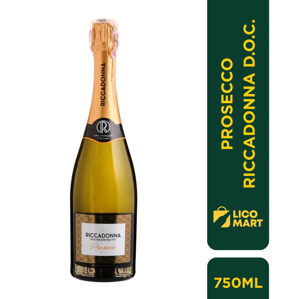 GENERICO - PROSECCO RICCADONNA D.O.C. 750 ML