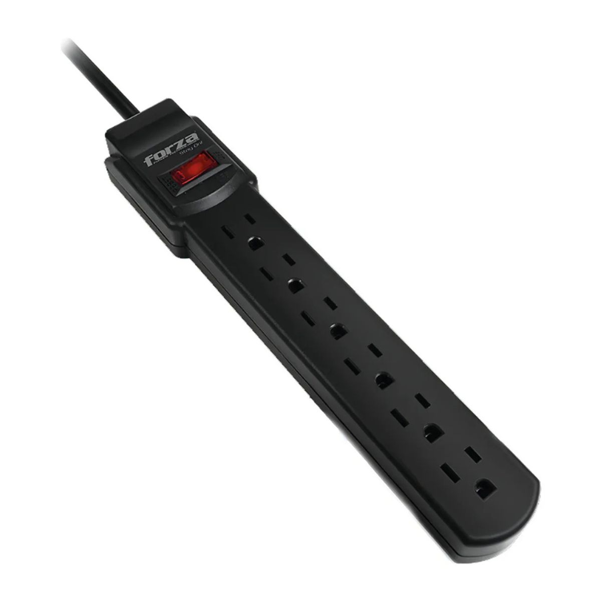 FORZA - Multitoma Forza PS-611UL 6 Tomas 1875W 90cm Negro