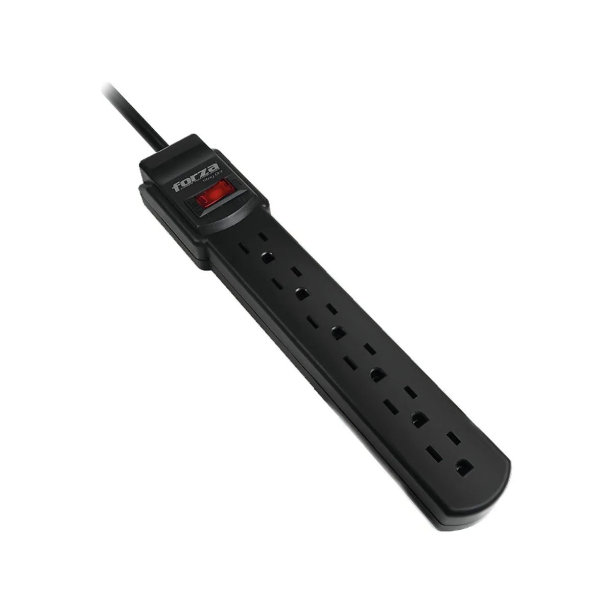FORZA - Multitoma Forza PS-611UL 6 Tomas 1875W 90cm Negro