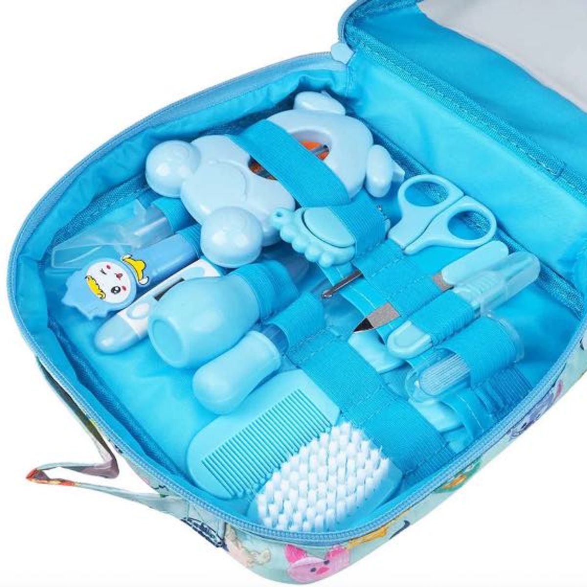 GENERICO - Kit de aseo para bebe de 14pcs Azul