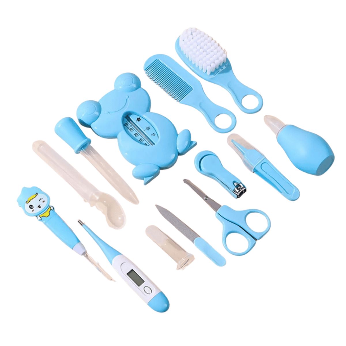 GENERICO - Kit de aseo para bebe de 14pcs Azul