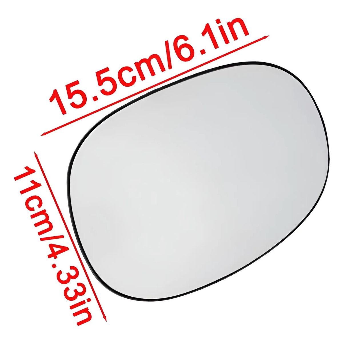 GENERICO - Luna Espejo Retroviso Izq Compatible Citroen C3 I 02-10