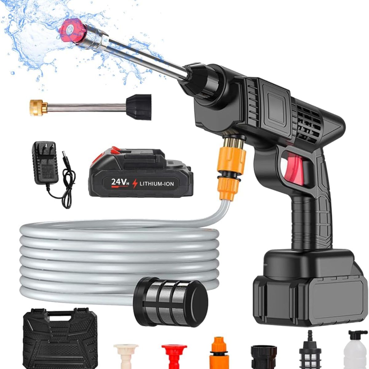 GENERICO - Hidrolavadora Alta Presión Inalámbrica 48V - 970 PSI