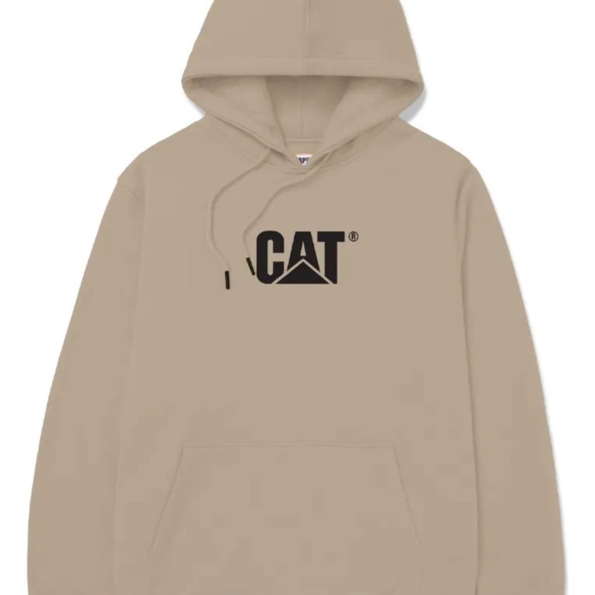 CAT - Buzo CAT Hombre FLEECE CAT LOGO PULL Negro CAT