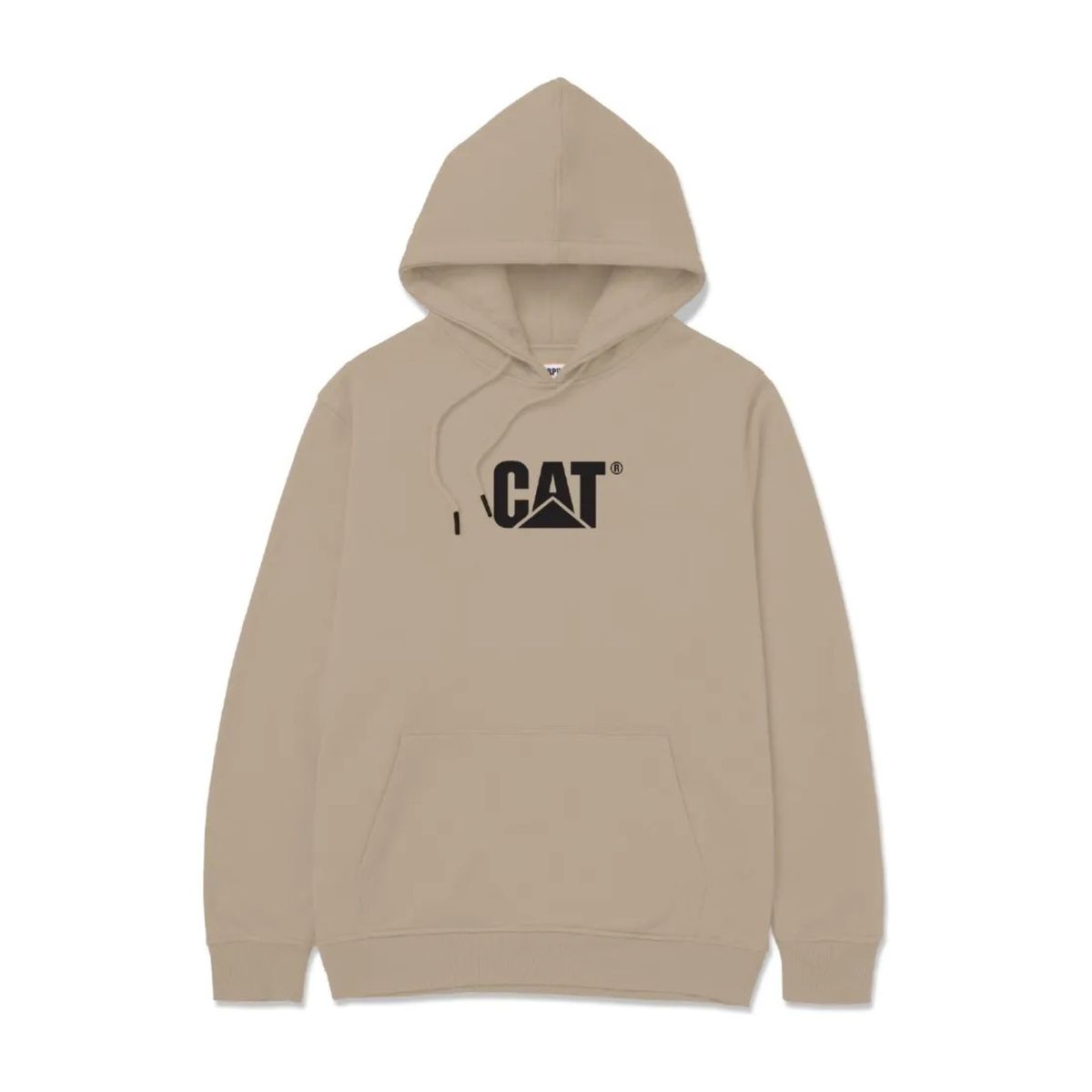 CAT - Buzo CAT Hombre FLEECE CAT LOGO PULL Negro CAT