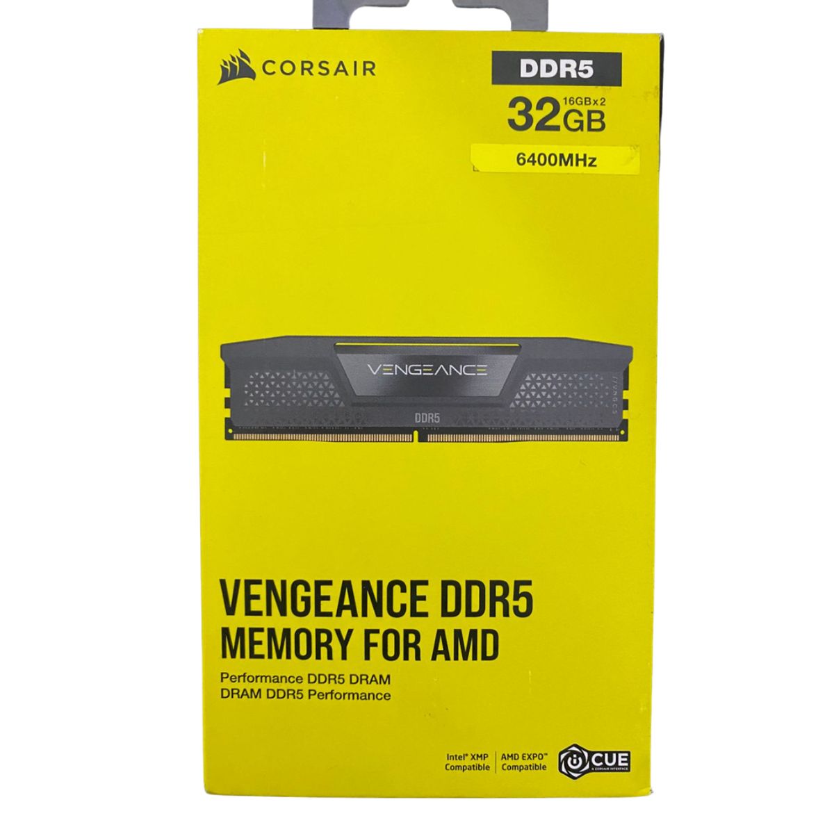 CORSAIR - Memoria RAM Corsair Vengeance DDR5 32GB 2x16GB 6400MHz CL36 AMD EXPO  Alto rendimiento