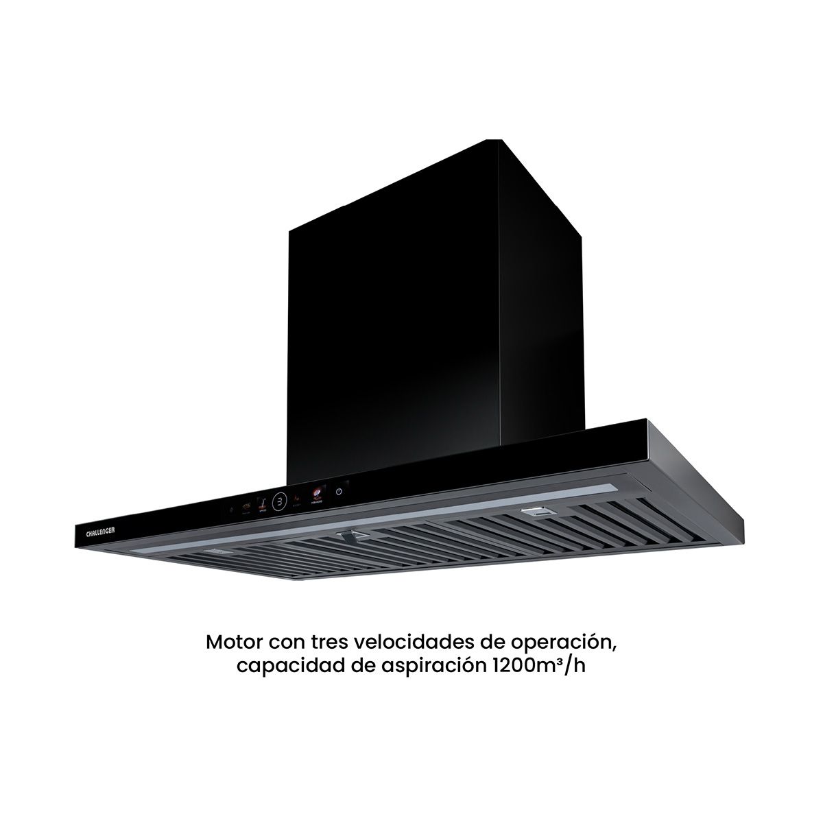 CHALLENGER - Campana Península AURA Display Digital Touch Gestos 90 cm
