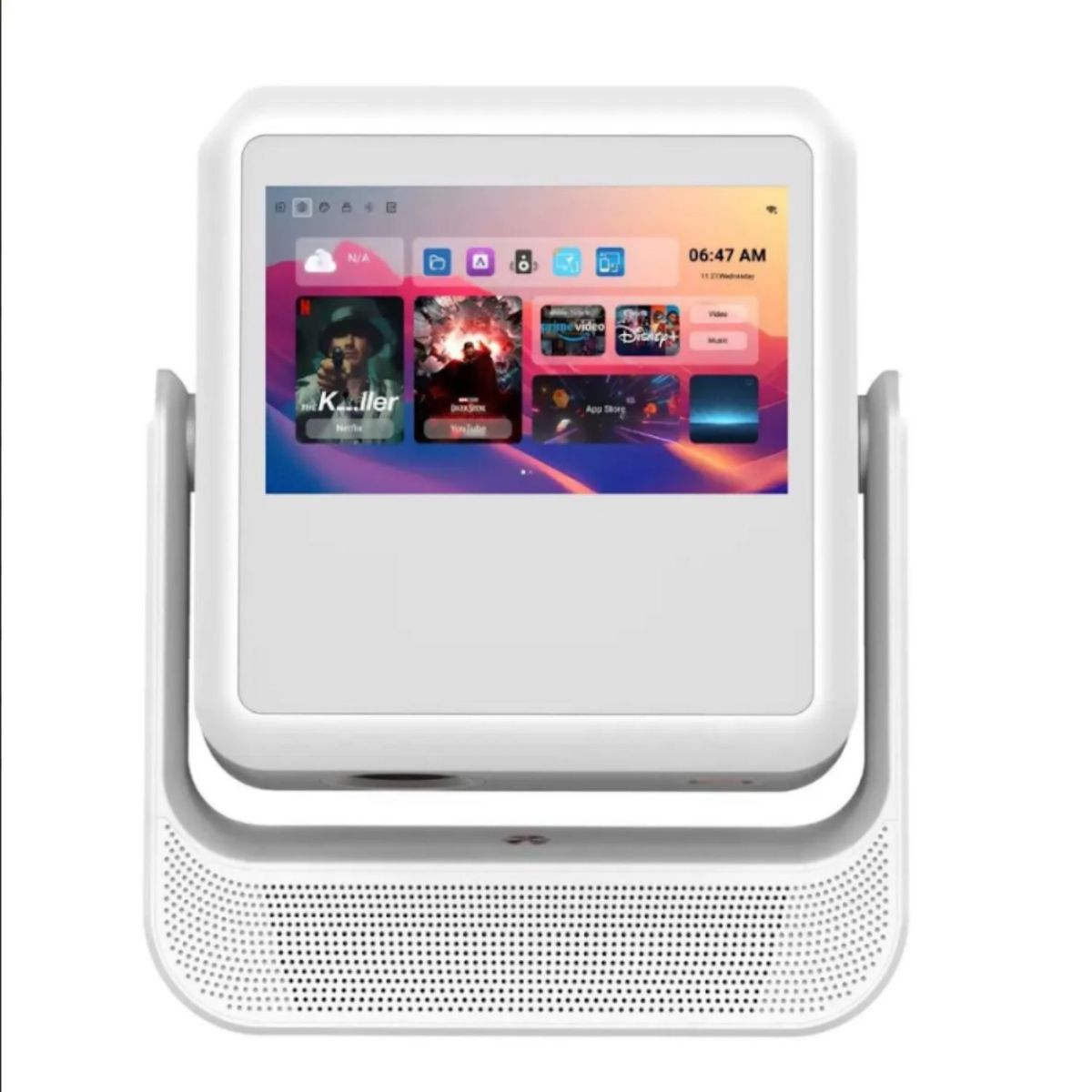 COLME TECHNOLOGY HOME - Proyector Smart Pantalla Tactil 4k 1080p Android Wifi A2 Pro Blanco 110v