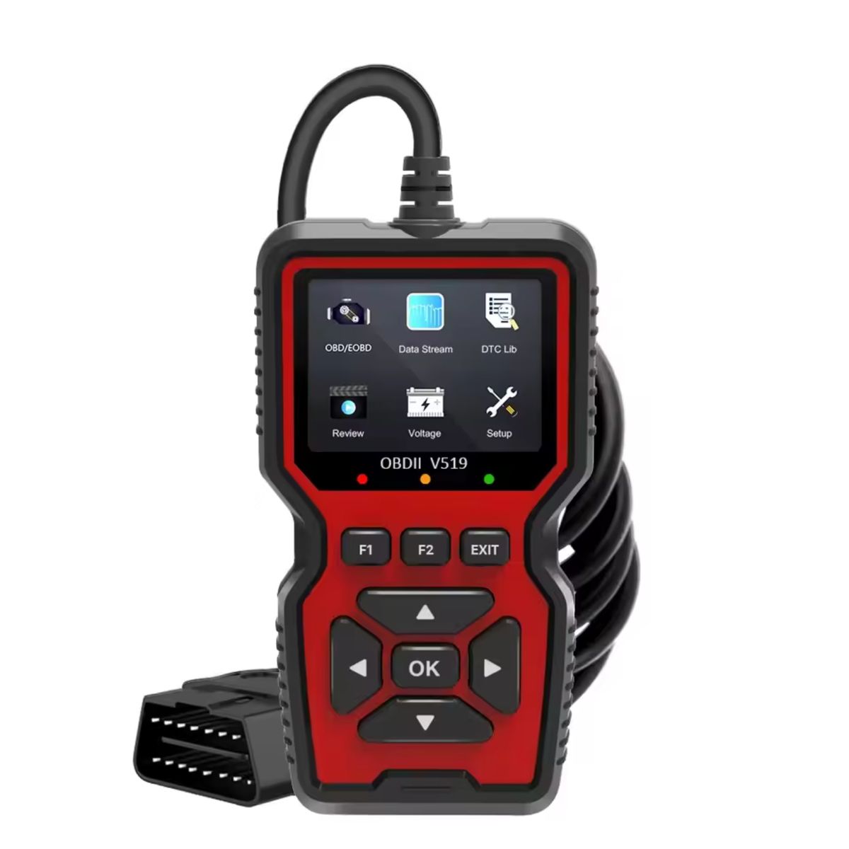 GENERICO - Escaner Automotriz Obd2 V519 2.8"  Diagnóstico Y Correccion