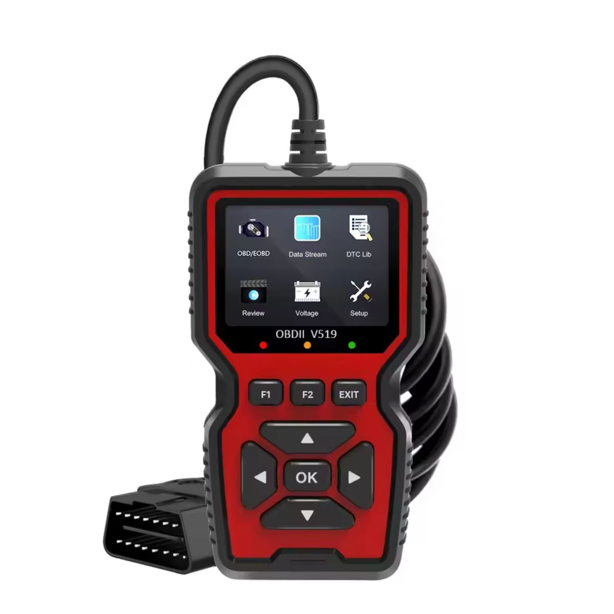 GENERICO - Escaner Automotriz Obd2 V519 2.8"  Diagnóstico Y Correccion