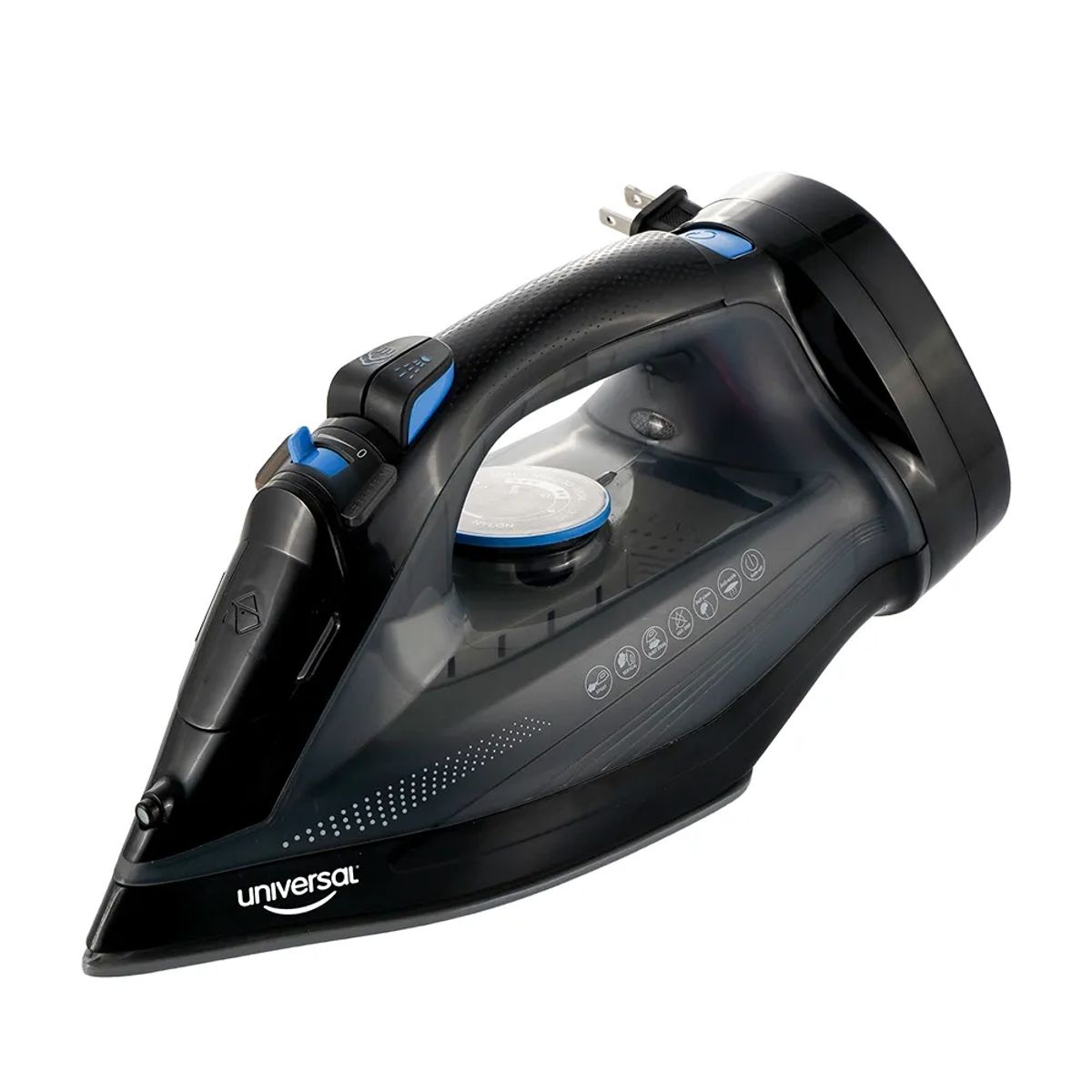 UNIVERSAL - Plancha Steam Flex Universal, su cable retráctil es ideal para ayudarte a mantener tu hogar en orden