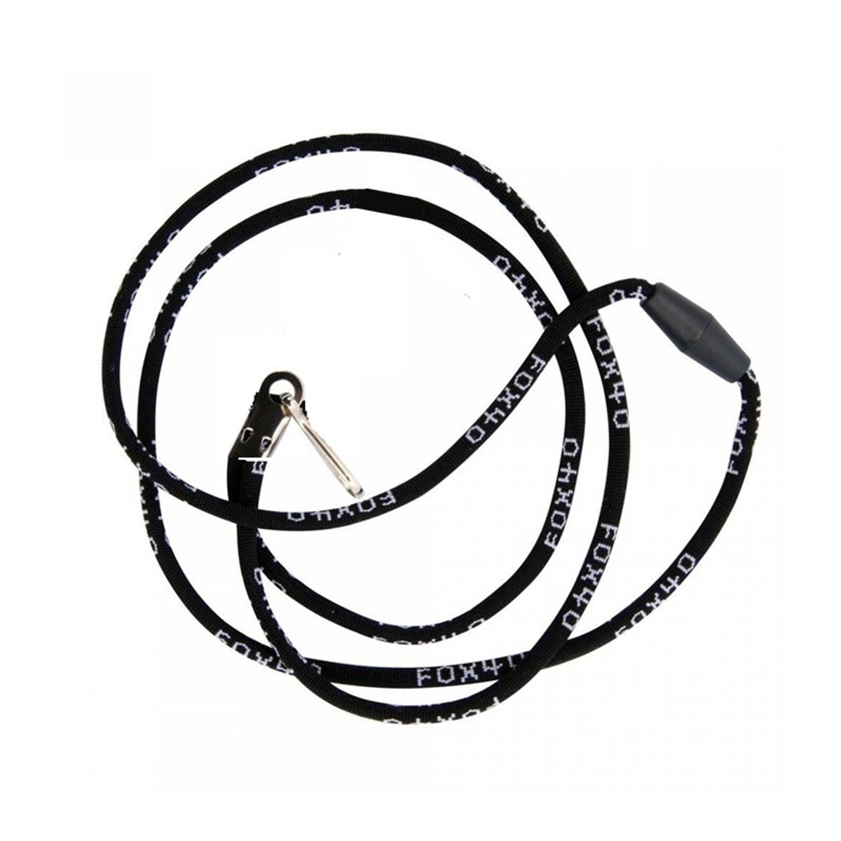 FOX - SILBATO PITO ARBITRO SEGURIDAD 120 dB NEGRO FOX 40 BOQUILLA SILICONA