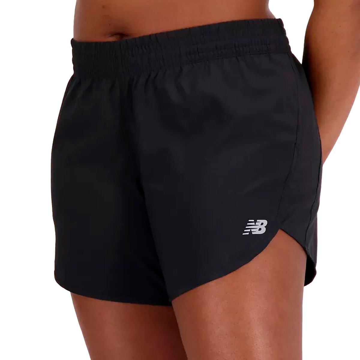 NEW BALANCE - Pantaloneta Deportiva New Balance Original Negro Para Mujer