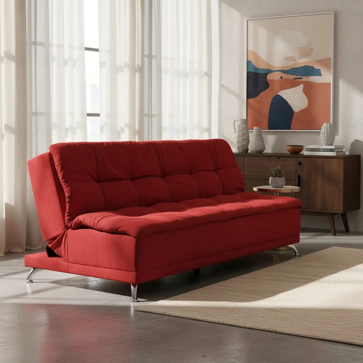 SOFA MARKET - Sofa Cama Blis Tela Colores Varios
