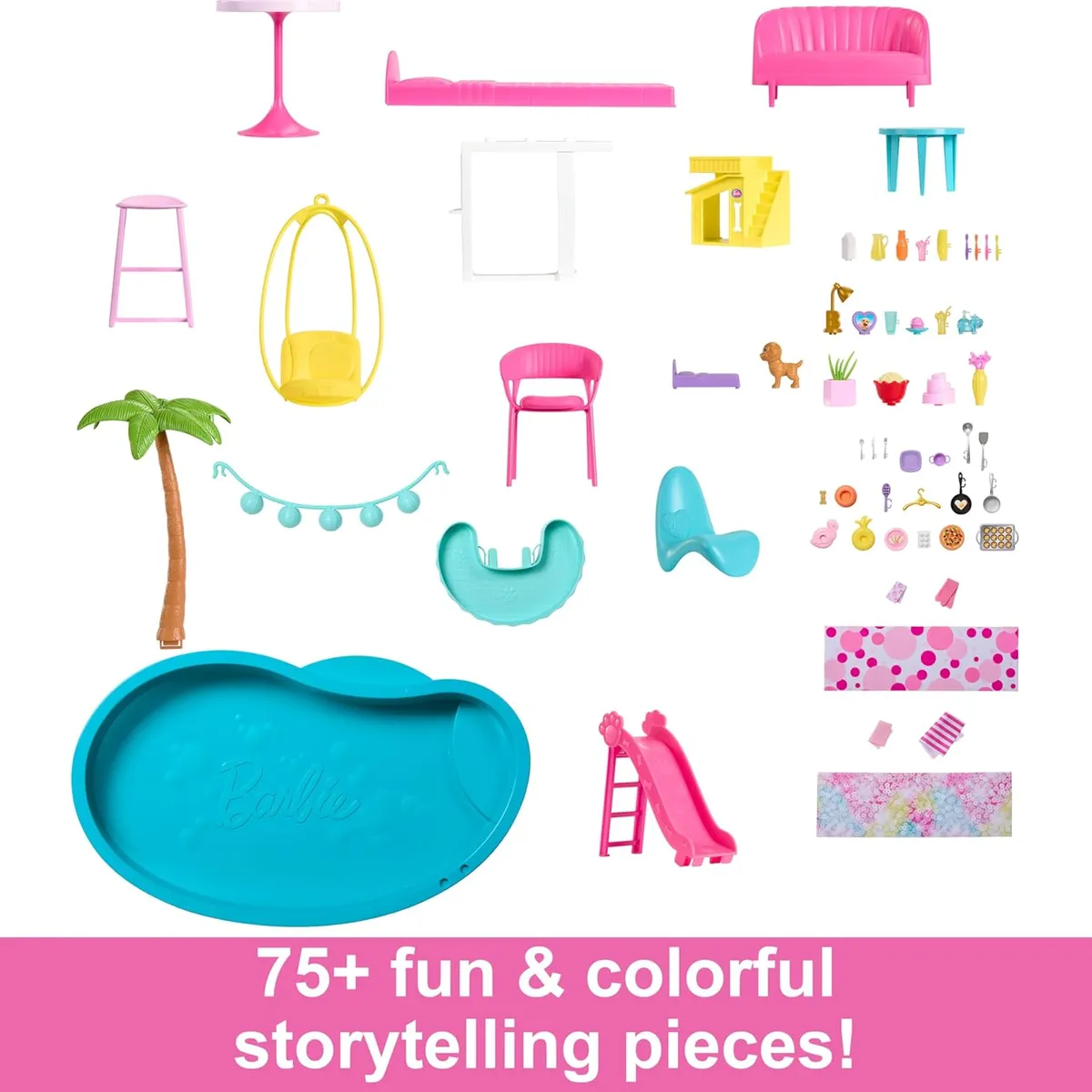 MATTEL - Barbie Dreamhouse Casa De Los Sueños Set De Juego Color Rosa