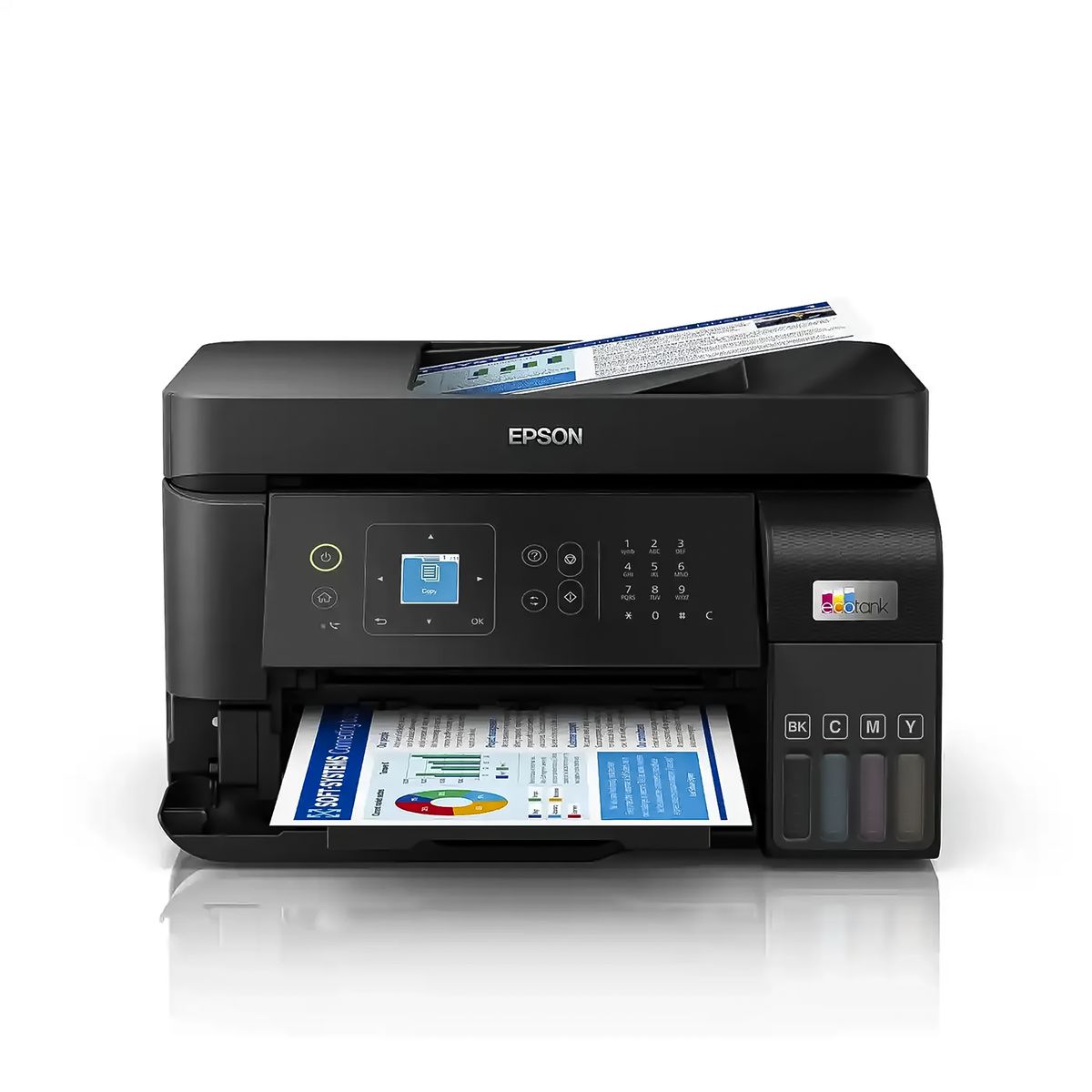 EPSON - Impresora Multifuncional EcoTank L5590 WiFi Hg-Of - Negro