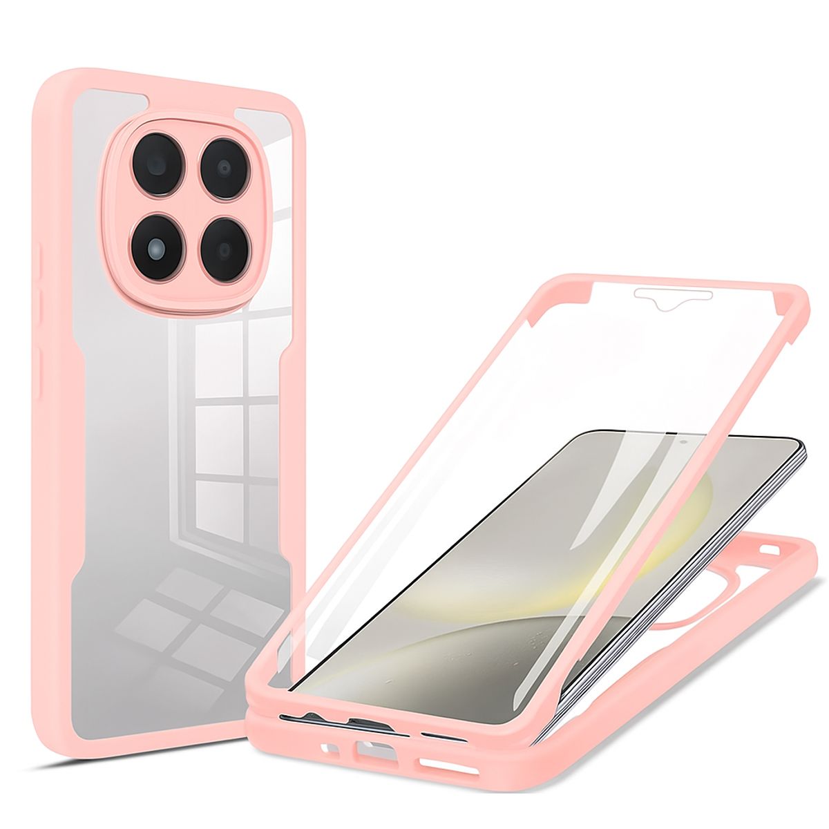 GENERICO - Estuche Protector Funda 360 Para Redmi note 15 5G Rosa