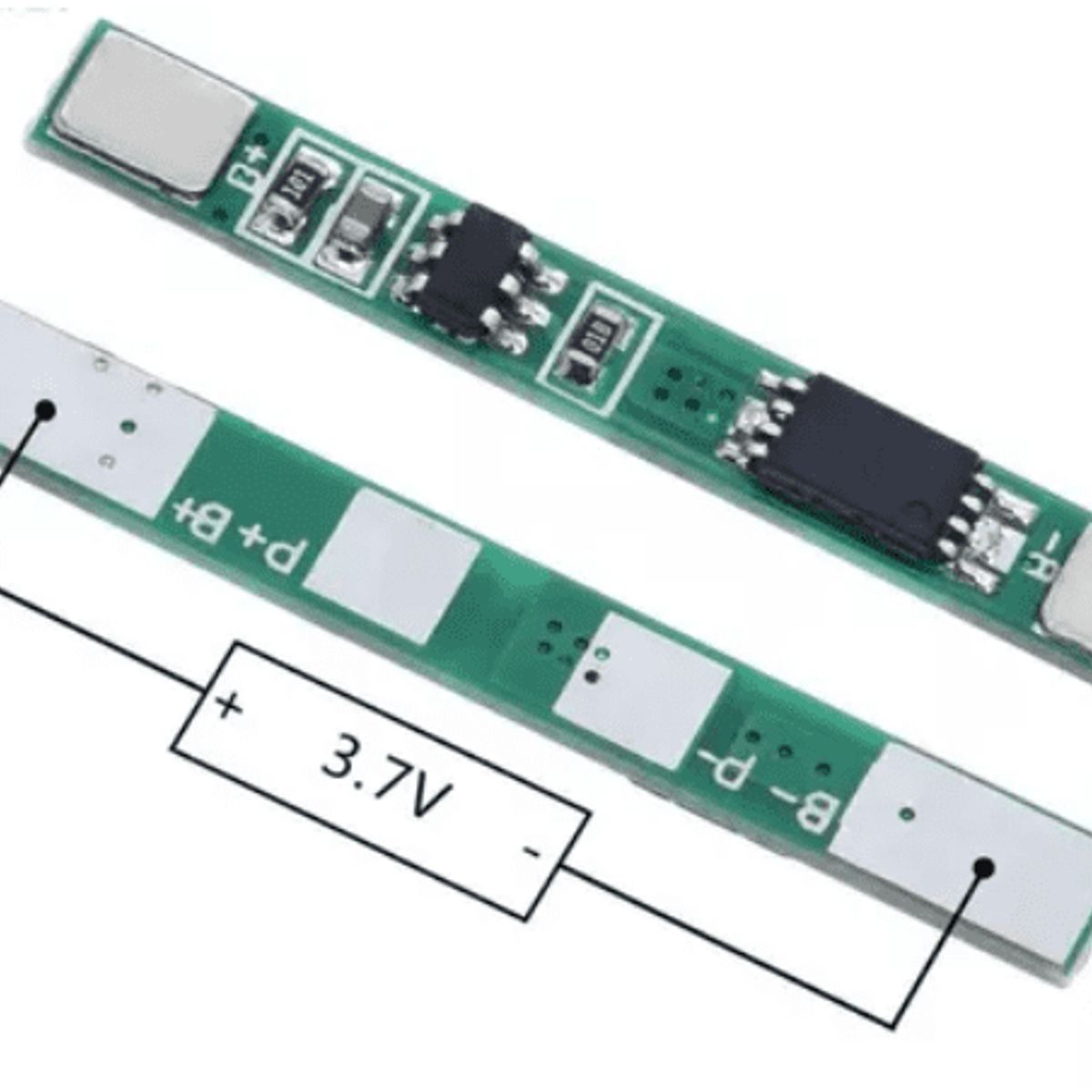 GENERICO - BMS 1S 3A 3.7V para Baterías de Litio 18650
