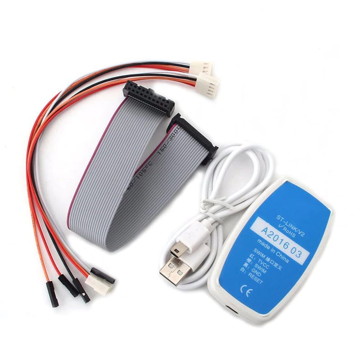 GENERICO - ST-LINKV2 STM8 STM32 Programador y Emulador USB