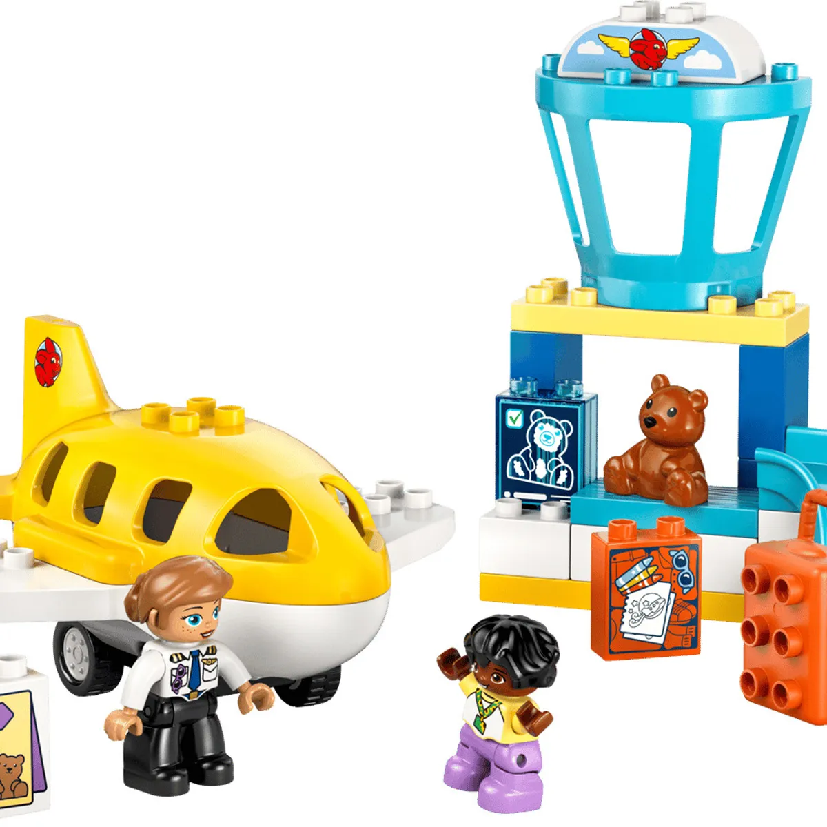 LEGO - Juego De Construcción Duplo Mi Primer Aeropuerto 23 Piezas Lego Original