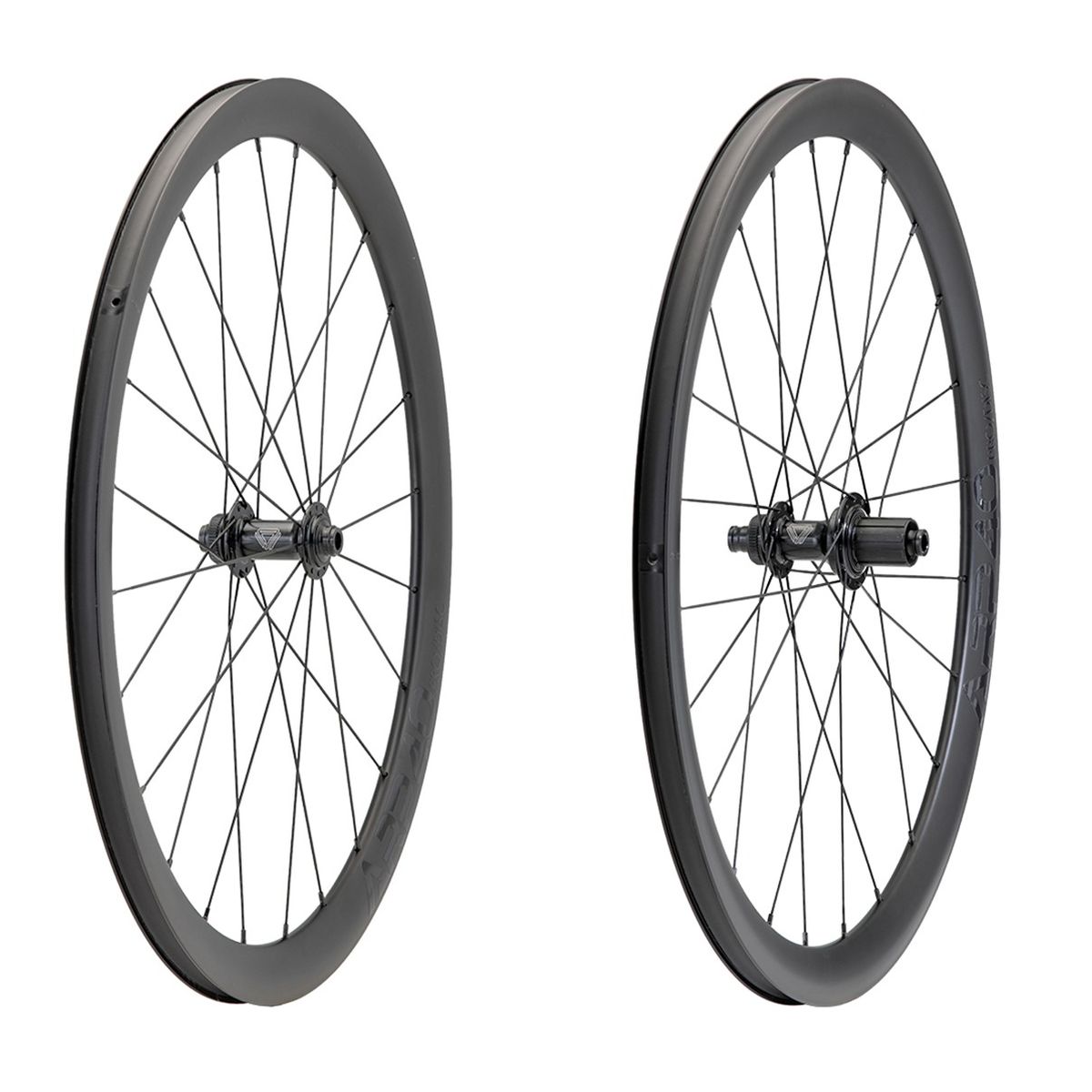 GW - Rueda Bicicleta Ruta 700 Disco Gw Arp 40 24h 8-12v Pasante Negro