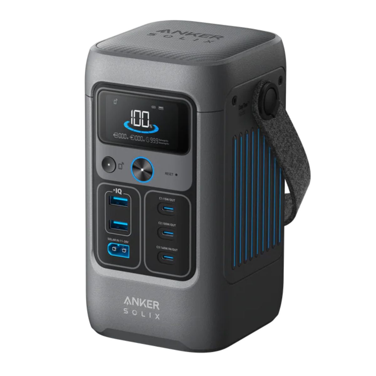 ANKER - Estación De Energía Portátil Anker Solix C200 DC 192Wh 200W Máx.