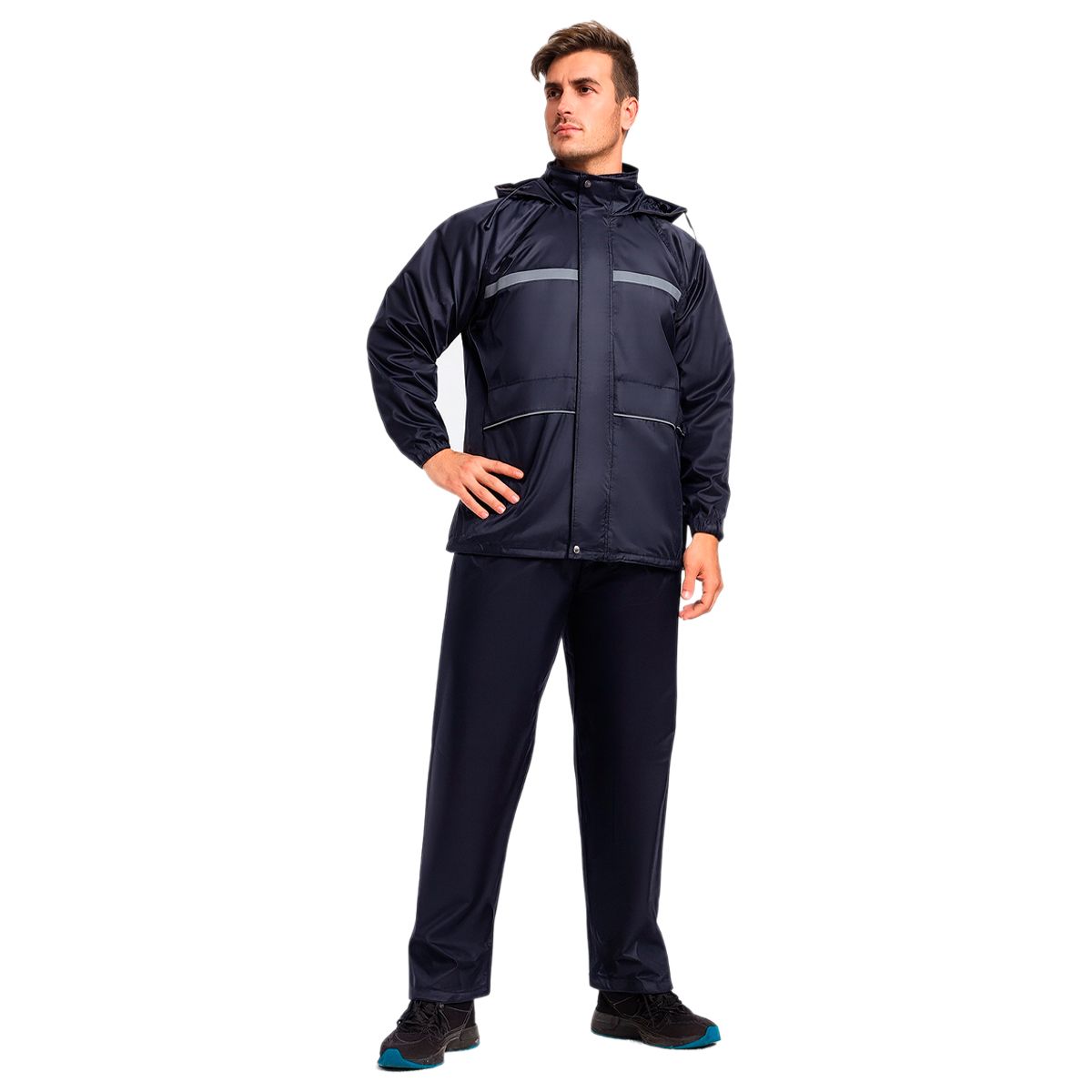GENERICO - Impermeable Moto Lluvia 2tr Pro Liviano Tipo Sudadera
