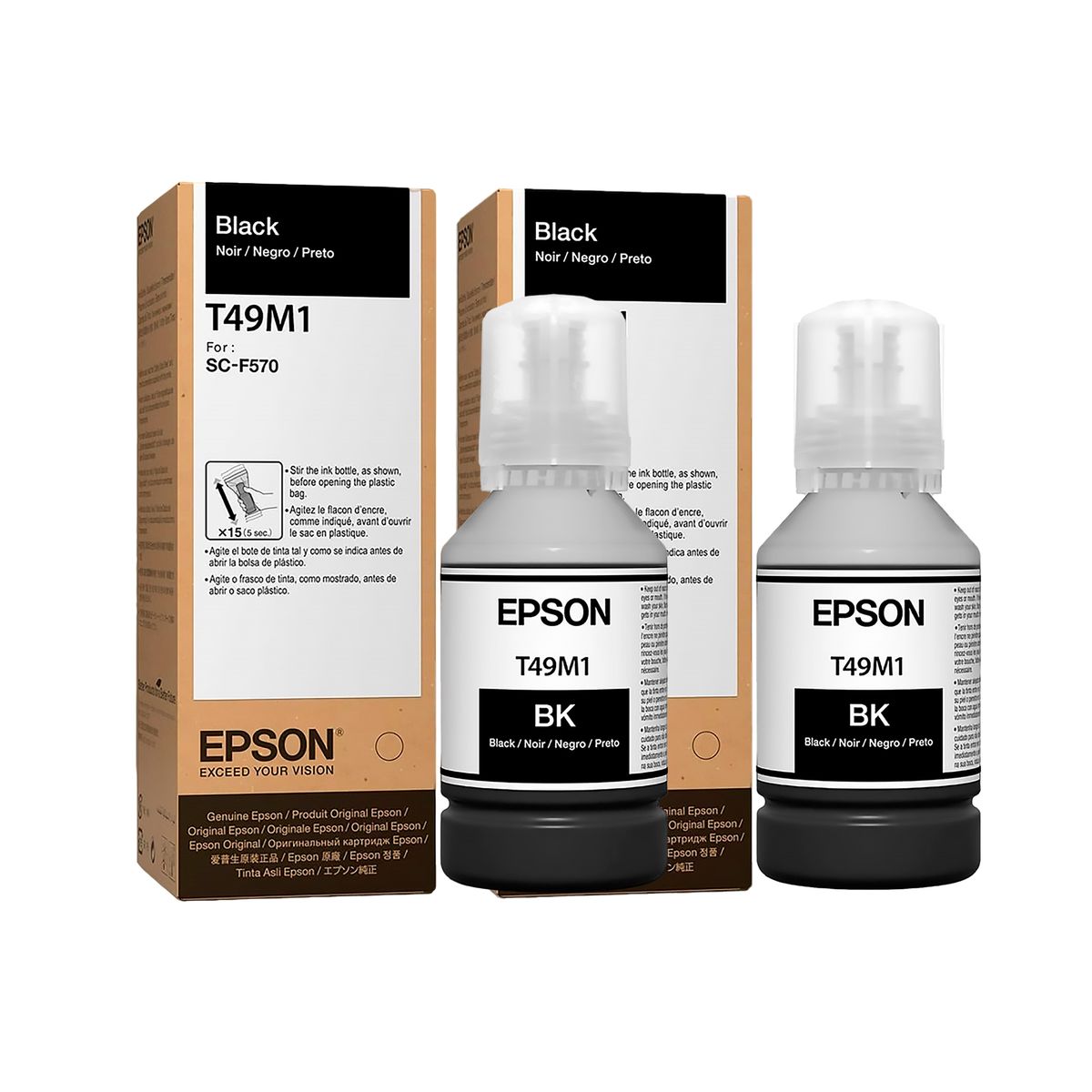 EPSON - Tinta Epson T49M Negra impresoras Epson SureColor F170 F570 F571 X2