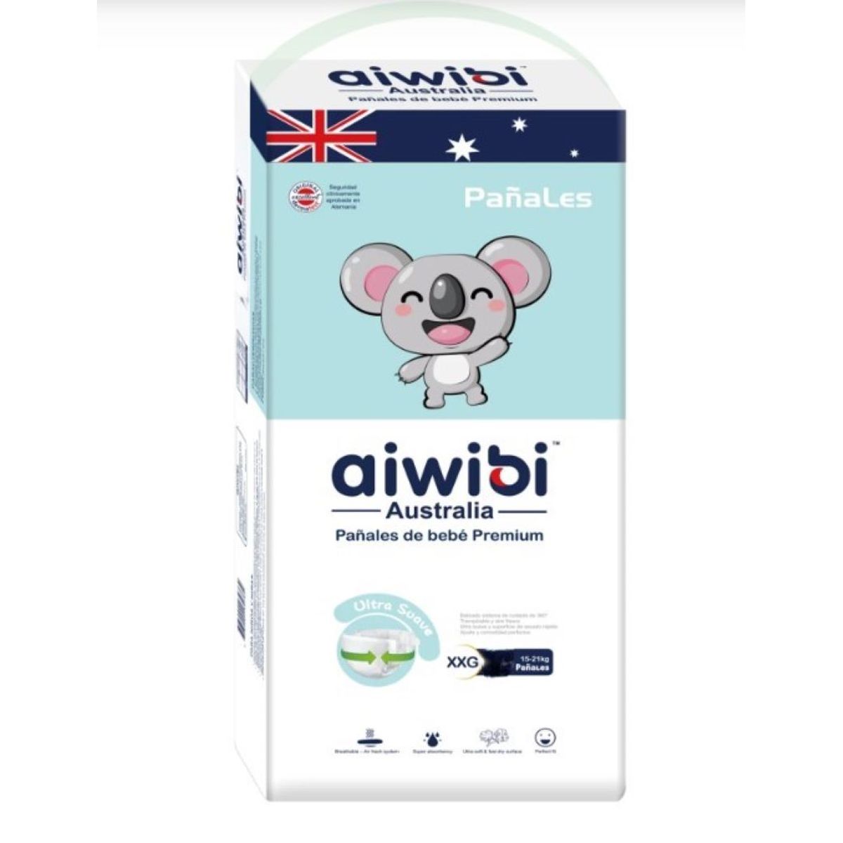 ZHOPI CO - Pañales Aiwibi Premium Bebes Etapa 5  X 156 Unidades