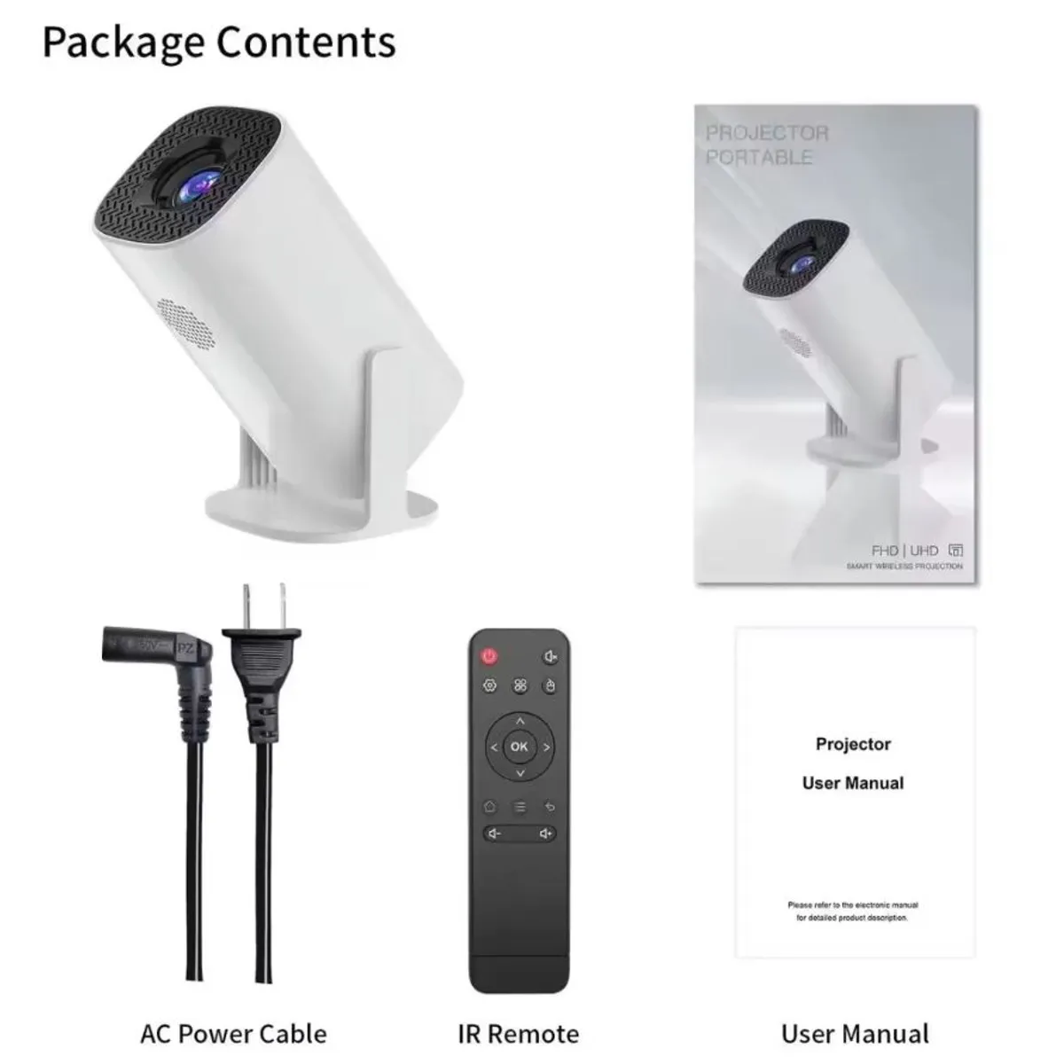 GENERICO - Proyector HD con WI-FI