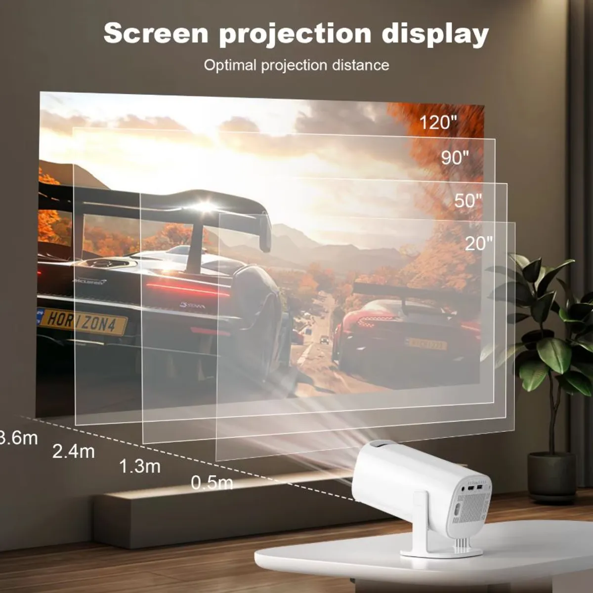 GENERICO - Proyector HD con WI-FI