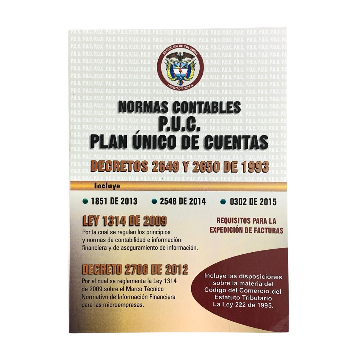 UNION - Normas Contables PUC Plan Único de Cuentas Colombia