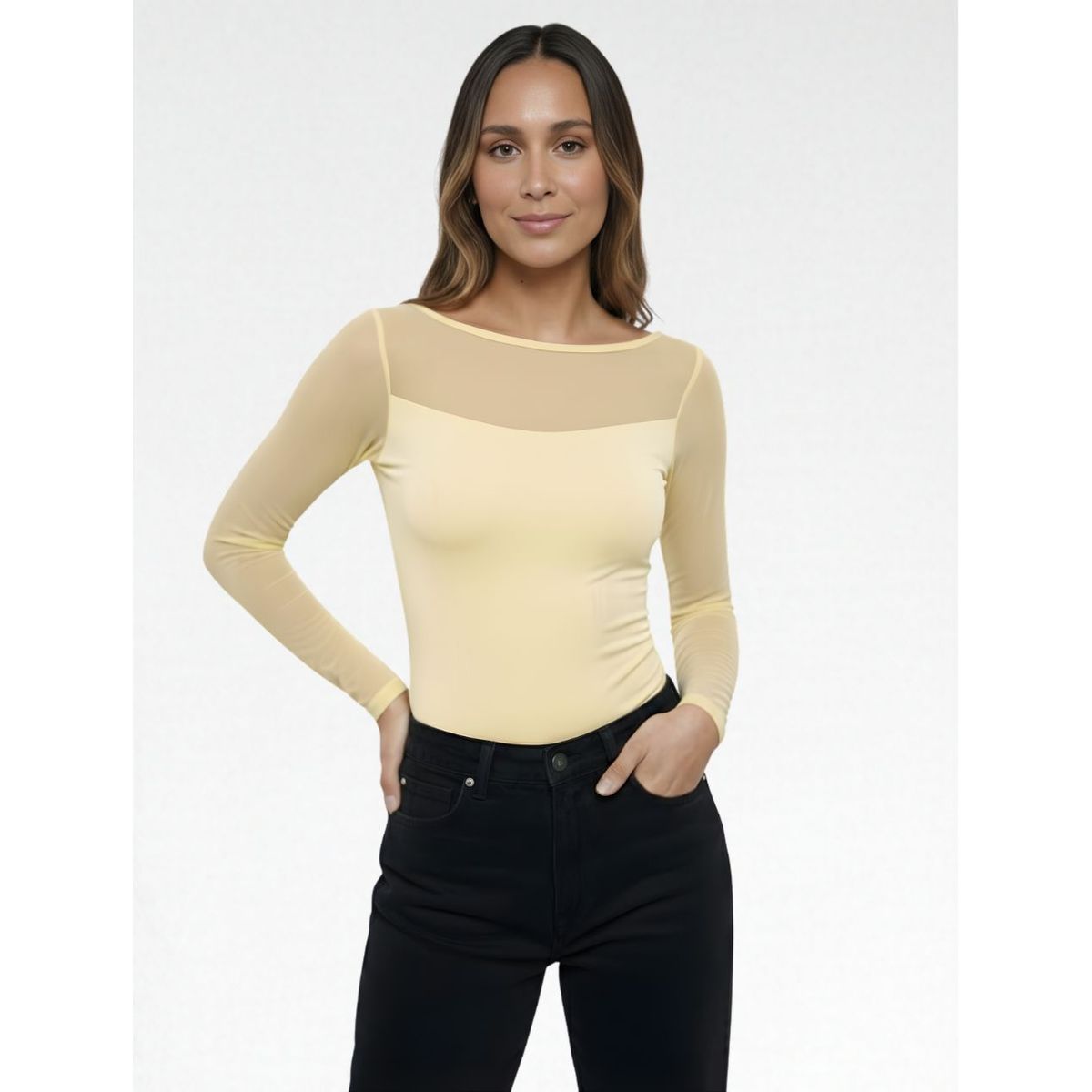 MOLGOA - Body Para Mujer Malla - The Pure