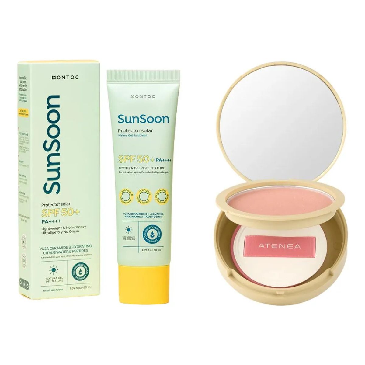 ATENEA - Polvo Gel Matificante Atenea Protector Solar Dermatologíco