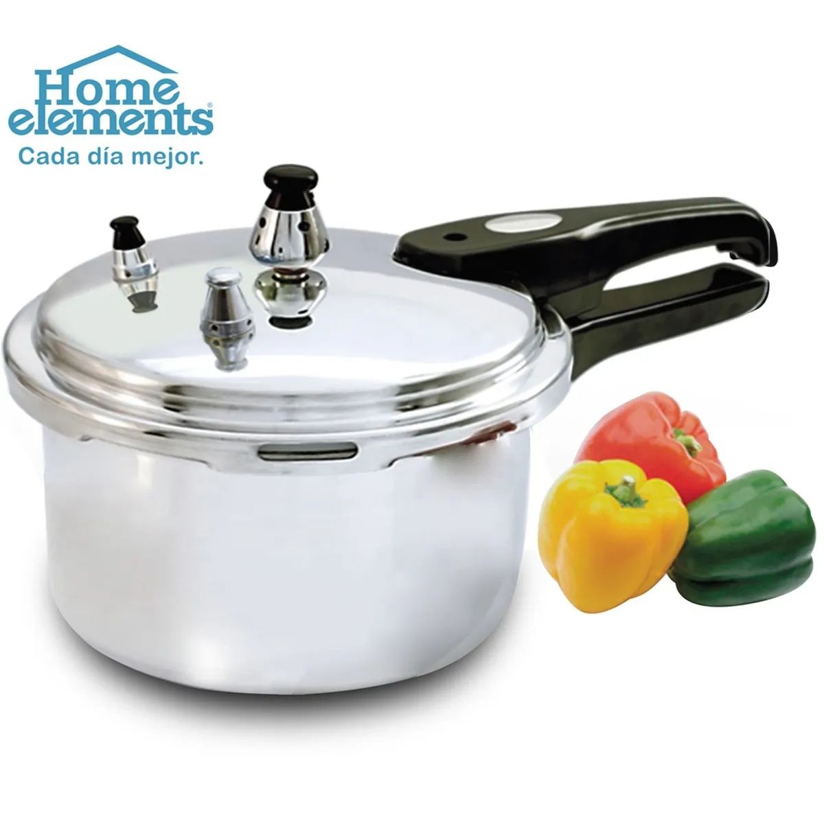 HOME ELEMENTS - Olla A Presión Home Elements 2 litros Sistema Seguridad