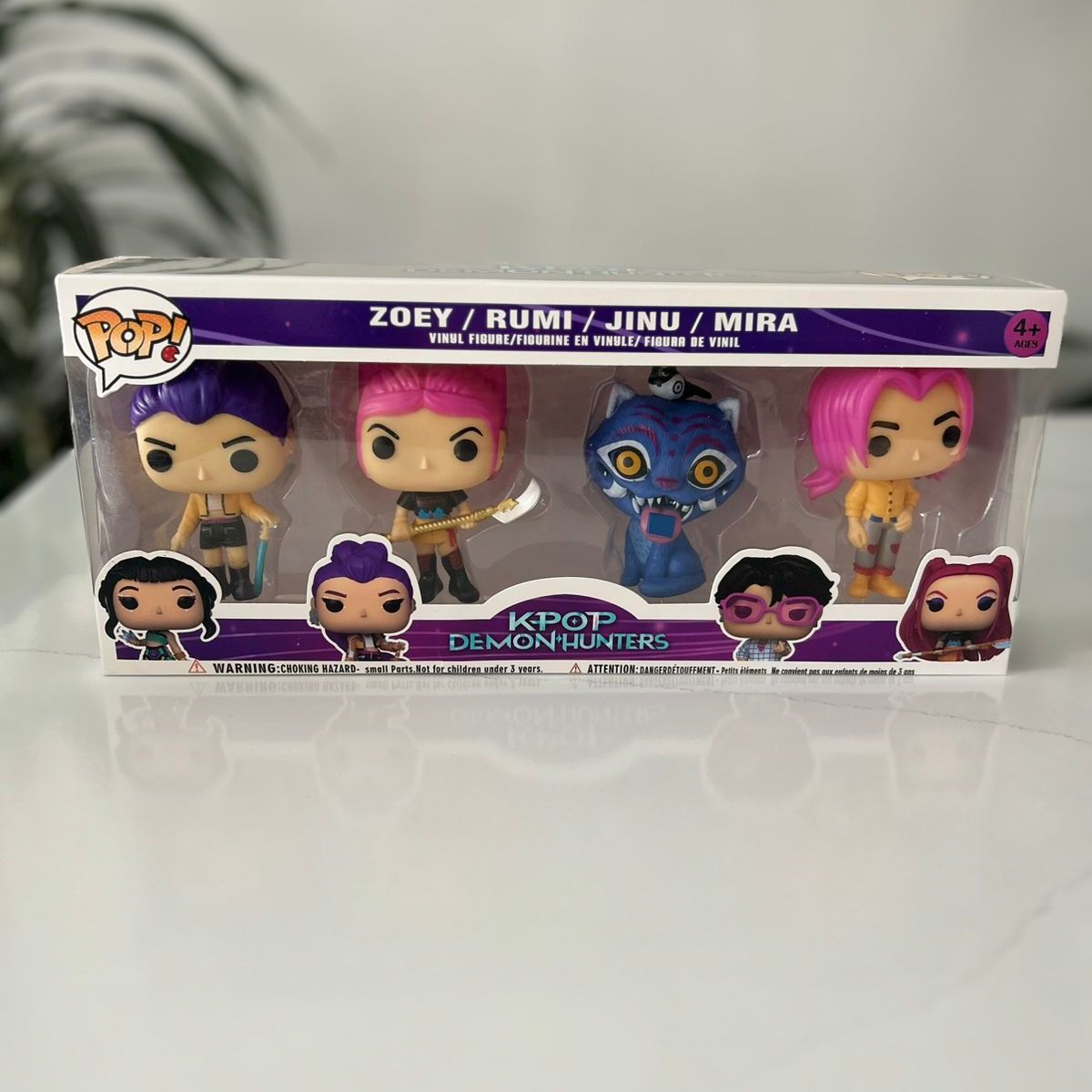 GENERICO - Juguete Muñecas Guerreras Kpop Demon Hunters x4 personajes