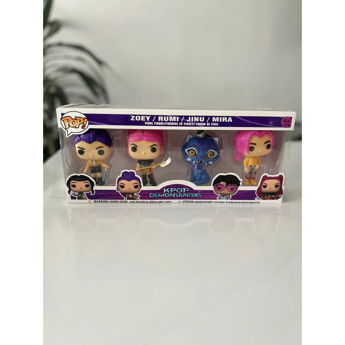 GENERICO - Juguete Muñecas Guerreras Kpop Demon Hunters x4 personajes