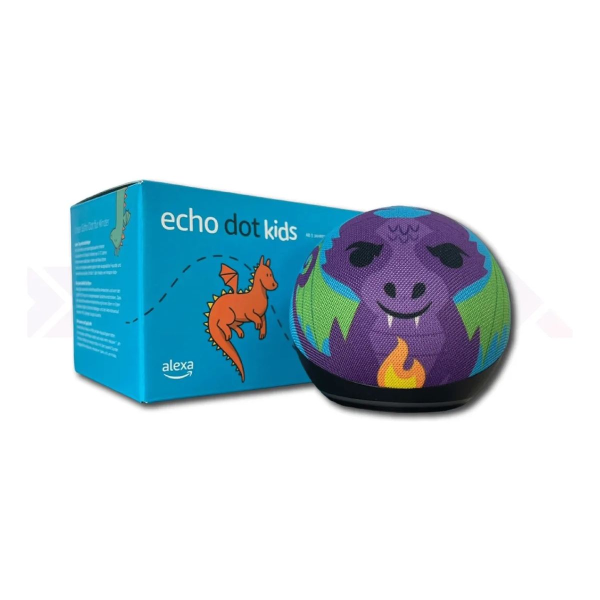 AMAZON - Amazon Echo Dot Echo Dot 5th Gen Kids con asistente virtual Alexa dragon