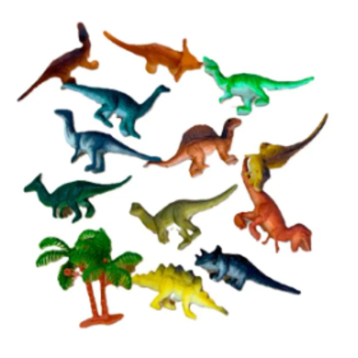 GENERICO - Figura Maqueta Dinosaurios Lmdd123-205 De 7x2cm Por 12 Und