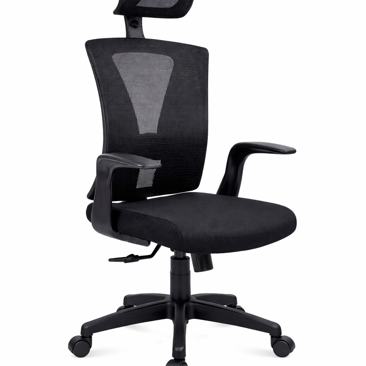 GENERICO - SILLA CHARLOT BRAZO ALA FIJO BASE NYLON CON CABECERO BASCULANTE