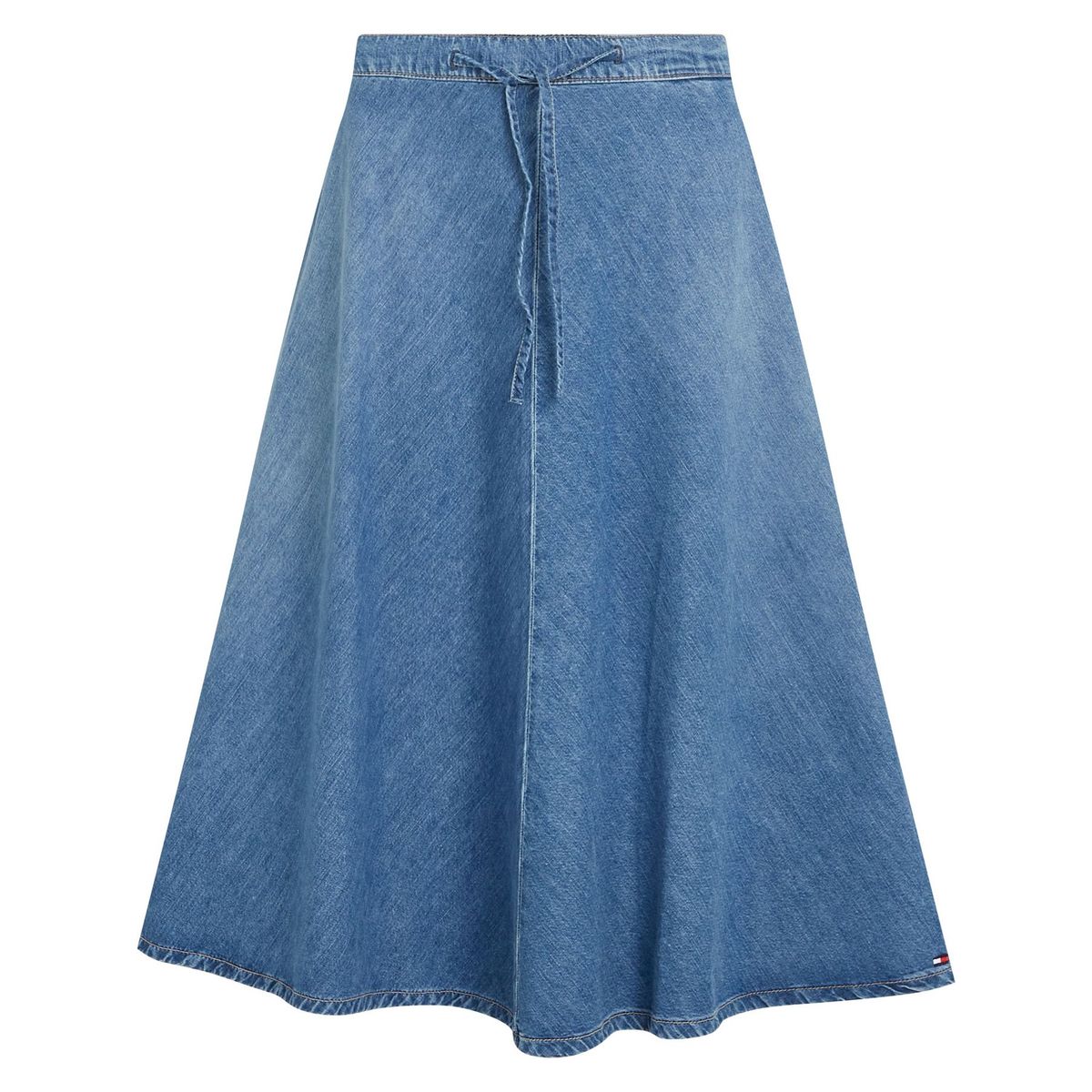 TOMMY HILFIGER - Falda azul denim con cinturón de Cuerda Tommy Hilfiger