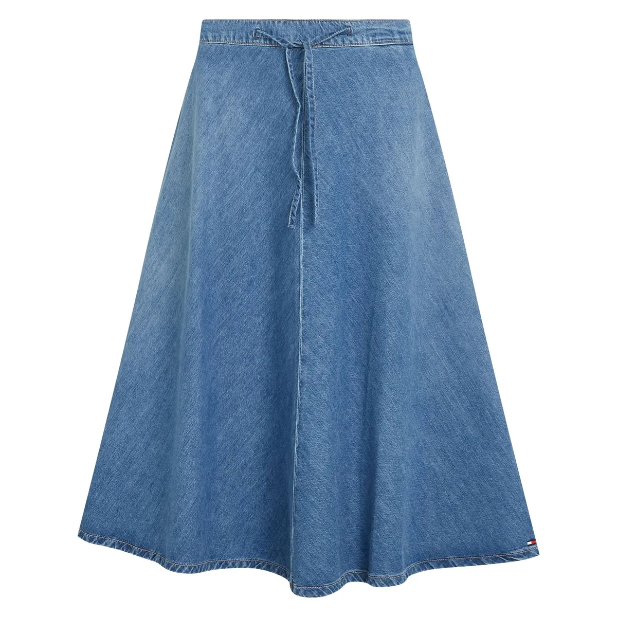 TOMMY HILFIGER - Falda azul denim con cinturón de Cuerda Tommy Hilfiger