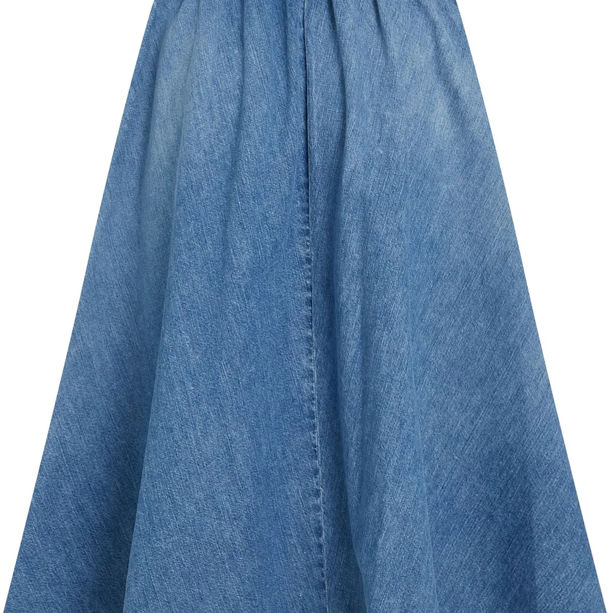 TOMMY HILFIGER - Falda azul denim con cinturón de Cuerda Tommy Hilfiger